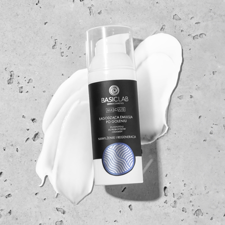 BasicLab Dermocosmetics Masculis Pomirjajoča emulzija za po britju
