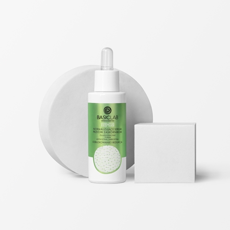 BasicLab Dermocosmetics Esteticus huokosia minimoiva seerumi mustapäihin