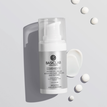 BasicLab Dermocosmetics Complementis light eye cream to treat swelling and dark circles