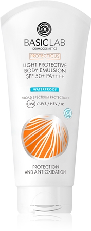 BasicLab Dermocosmetics Protecticus emulsión hidratante y protectora para rostro y cuerpo SPF 50+