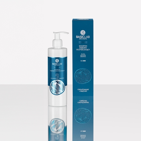 BasicLab Dermocosmetics Capillus shampoing nettoyant en profondeur pour cuir chevelu gras