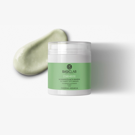 BasicLab Dermocosmetics Complementis Normaliserande ansiktsmask för fet och blandhud