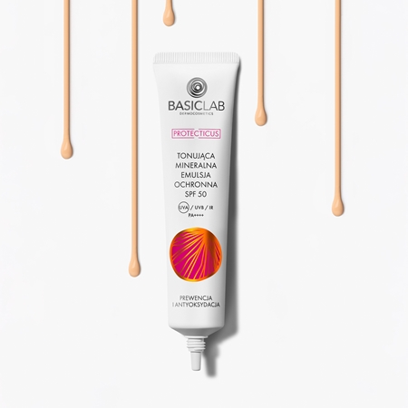BasicLab Dermocosmetics Protecticus protective emulsion for sensitive skin prone to redness SPF 50+