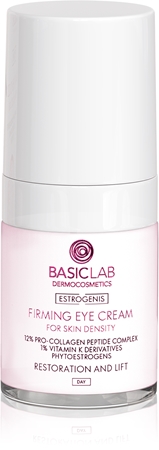 BasicLab Dermocosmetics Estrogenis Løftende og strammende øjenpleje med peptider