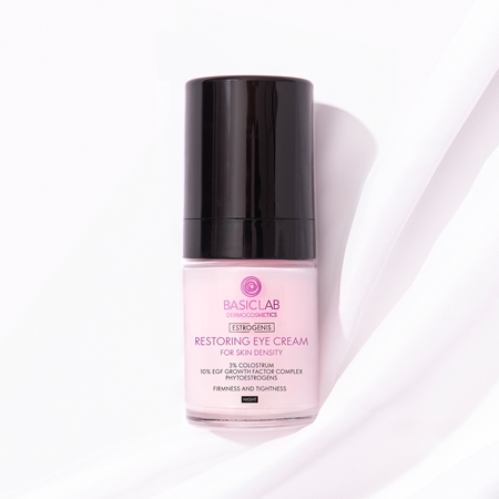 BasicLab Dermocosmetics Estrogenis Regenererande ögonkräm för natten