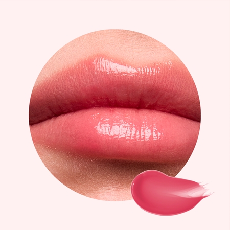 BasicLab Dermocosmetics Beauties spīdīgs lūpu balzams ar peptīdiem