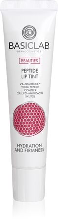 BasicLab Dermocosmetics Beauties glänzender Lippenbalsam mit Peptiden