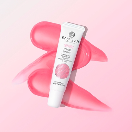 BasicLab Dermocosmetics Beauties glänzender Lippenbalsam mit Peptiden