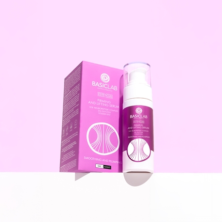 BasicLab Dermocosmetics Esteticus сироватка-ліфтінг для зміцнення контурів обличчя