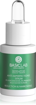 BasicLab Dermocosmetics Esteticus leichtes Hautserum für fettige und problematische Haut