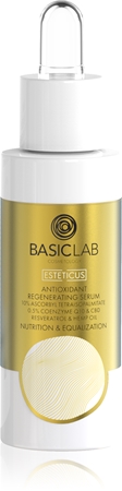 BasicLab Cosmetology Esteticus antioxidačné olejové sérum na tvár s CBD