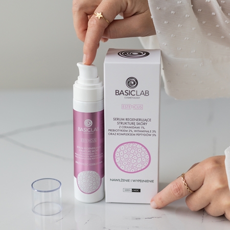 BasicLab Cosmetology Esteticus sérum régénérant visage aux céramides