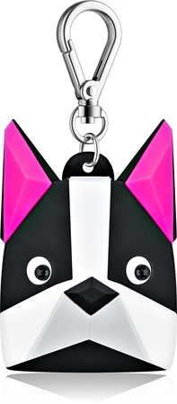 Bath & Body Works PocketBac Boston Terrier estuche de silicona para gel de manos