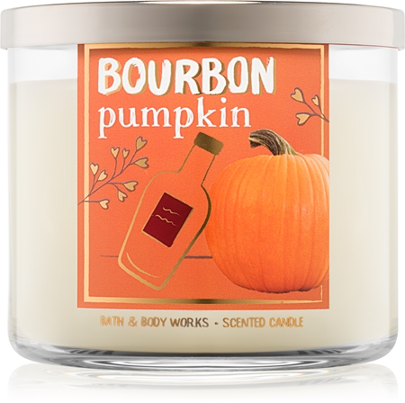 Bath & Body Works Bourbon Pumpkin scented candle