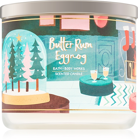 Bath & Body Works Butter Rum Eggnog vonná svíčka