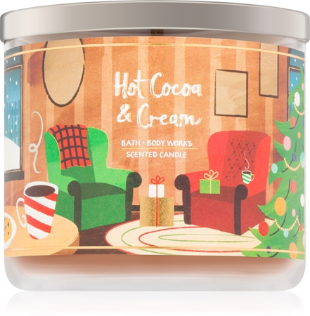 Bath & Body Works Hot Cocoa & Cream vonná sviečka V.