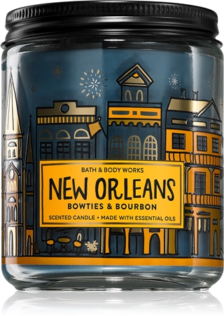 Bath & Body Works New Orleans Bowties & Bourbon scented candle