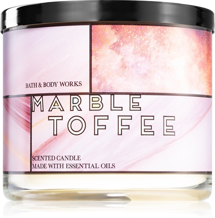 Bath & Body Works MarbleToffee vonná sviečka