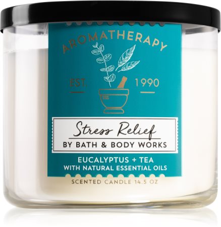 Bath & Body Works Aromatherapy Eucalyptus & Tea lumânare parfumată