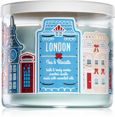 Bath & Body Works Tea & Biscuits vela perfumada (London)