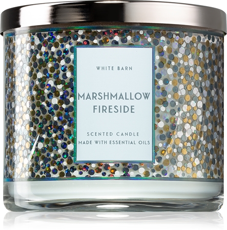 Bath & Body Works Marshmallow Fireside duftlys Med essentielle olier I.