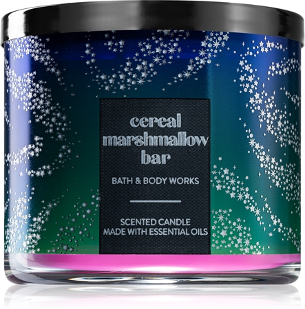 Bath & Body Works Cereal Marshmallow Bar vela perfumada