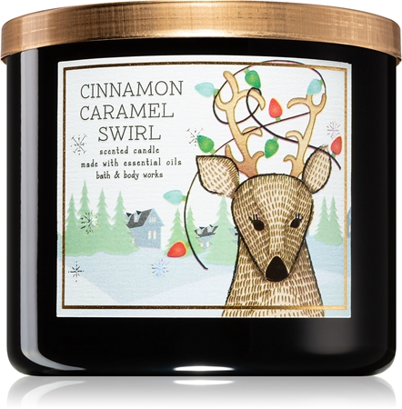 Bath & Body Works Cinnamon Caramel Swirl αρωματικό κερί ΙΙ.
