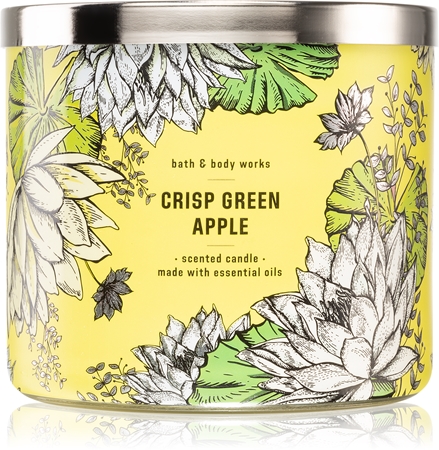 Bath & Body Works Crisp Green Apple scented candle