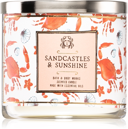 Bath & Body Works Sandcastles & Sunshine mirisna svijeća