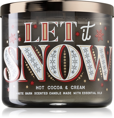 Bath & Body Works Let it Snow dišeča sveča