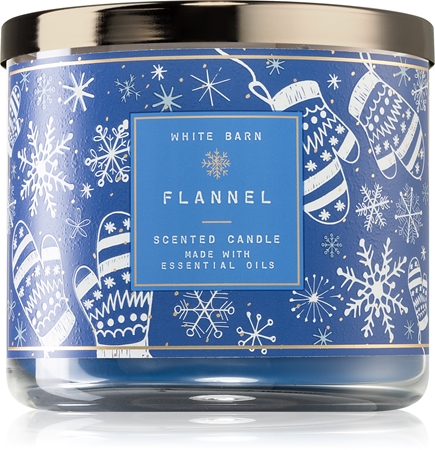 Bath & Body Works Flannel geurkaars met Essentiele Olieën II.