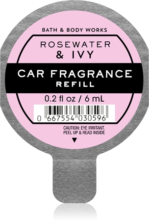 Bath & Body Works Rose Water & Ivy vůně do auta náhradní náplň