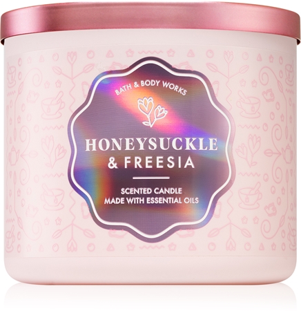 Bath & Body Works Honeysuckle and Freesia Duftkerze