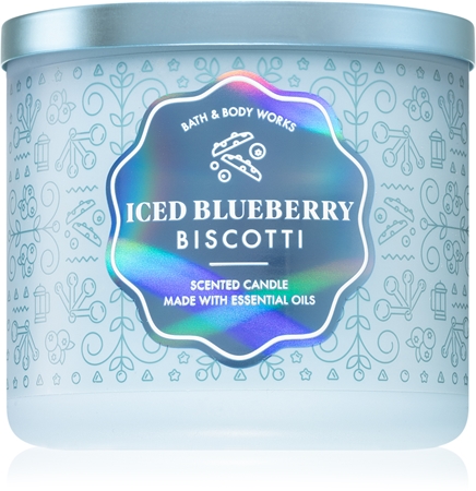 Bath & Body Works Iced Blueberry Biscotti scented candle