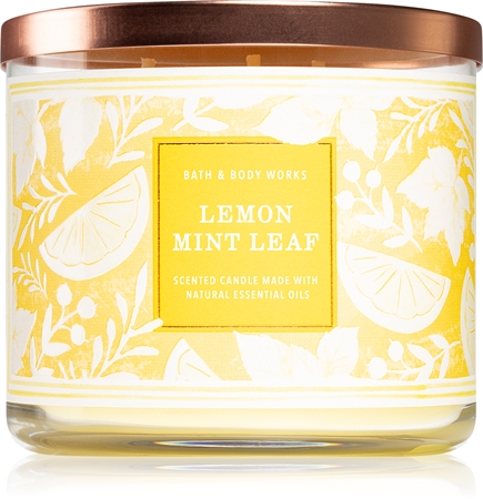 Bath & Body Works Lemon Mint Leaf bougie parfumée