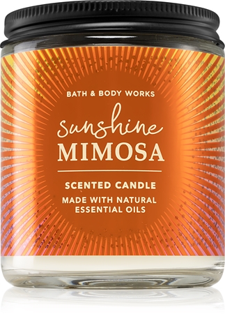 Bath & Body Works Sunshine Mimosa vela perfumada