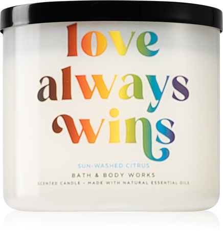 Bath & Body Works Love Always Wins scented candle