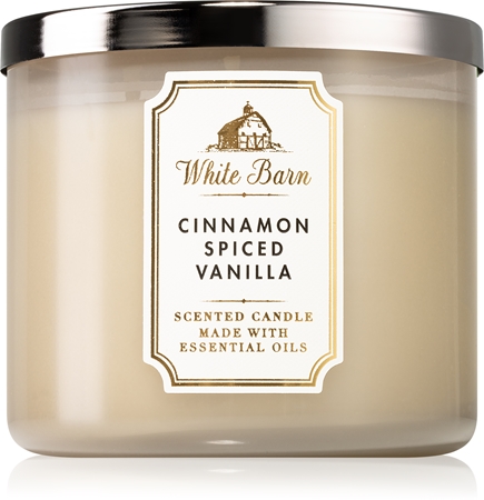 Bath & Body Works Cinnamon Spiced Vanilla αρωματικό κερί Ι.
