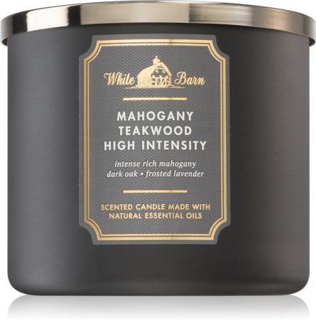 Bath & Body Works Mahogany Teakwood  High Intensity lumânare parfumată