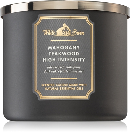 Bath & Body Works Mahogany Teakwood High Intensity vonná svíčka