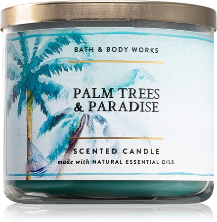 Bath & Body Works Palm Trees and Paradise scented candle