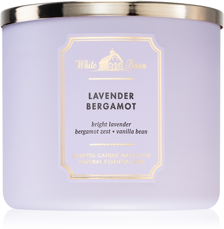 Bath & Body Works Lavender Bergamot vela perfumada