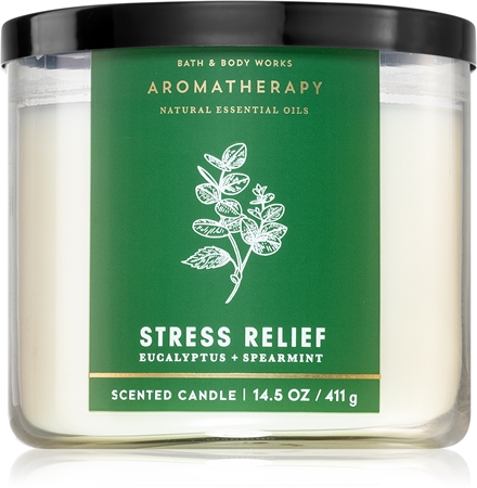 Bath & Body Works Stress Relief Eucalyptus & Spearmint Duftkerze