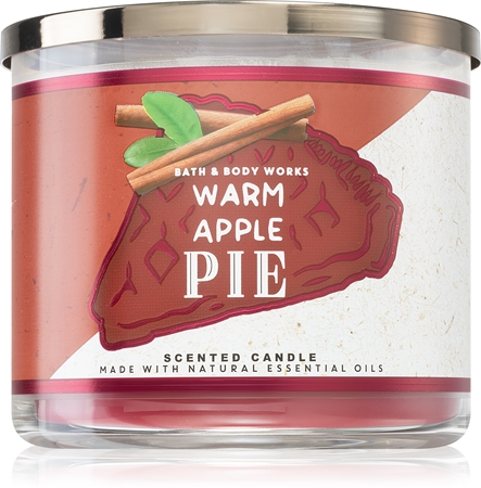 Bath & Body Works Warm Apple Pie lumânare parfumată