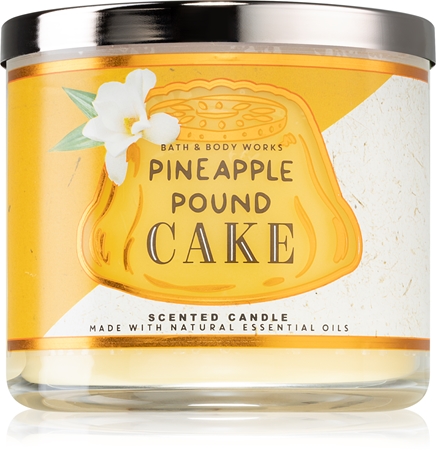 Bath & Body Works Pineapple Pound Cake vonná svíčka