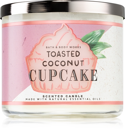 Bath & Body Works Toasted Coconut Cupcake vonná sviečka