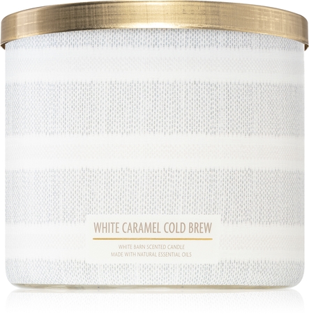 Bath & Body Works White Caramel Cold Brew scented candle