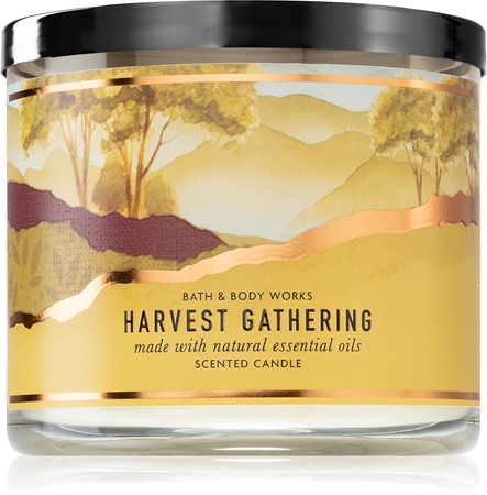 Bath & Body Works Harvest Gathering vela perfumada