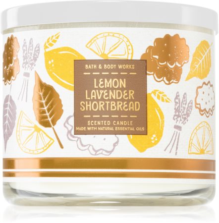Bath & Body Works Lemon Lavender Shortbread vonná svíčka