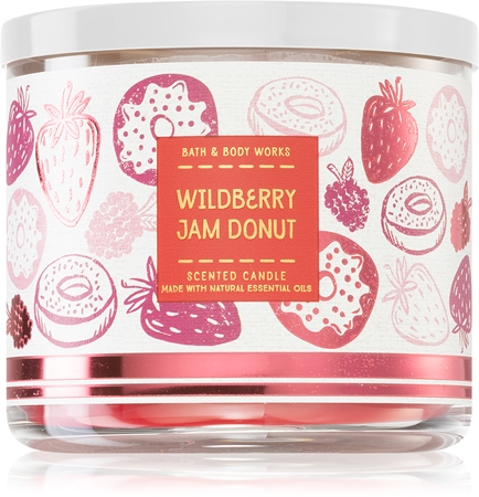 Bath & Body Works Wildberry Jam Donut vonná sviečka